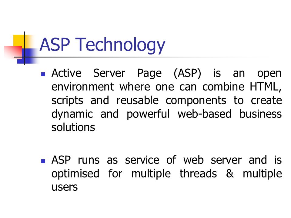 ASP Technology