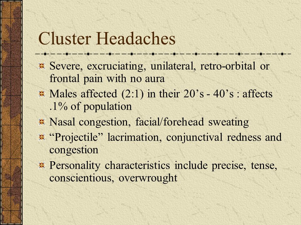 Headaches Brad Sutton O D F A A O Iu School Of Optometry Ppt Video Online Download