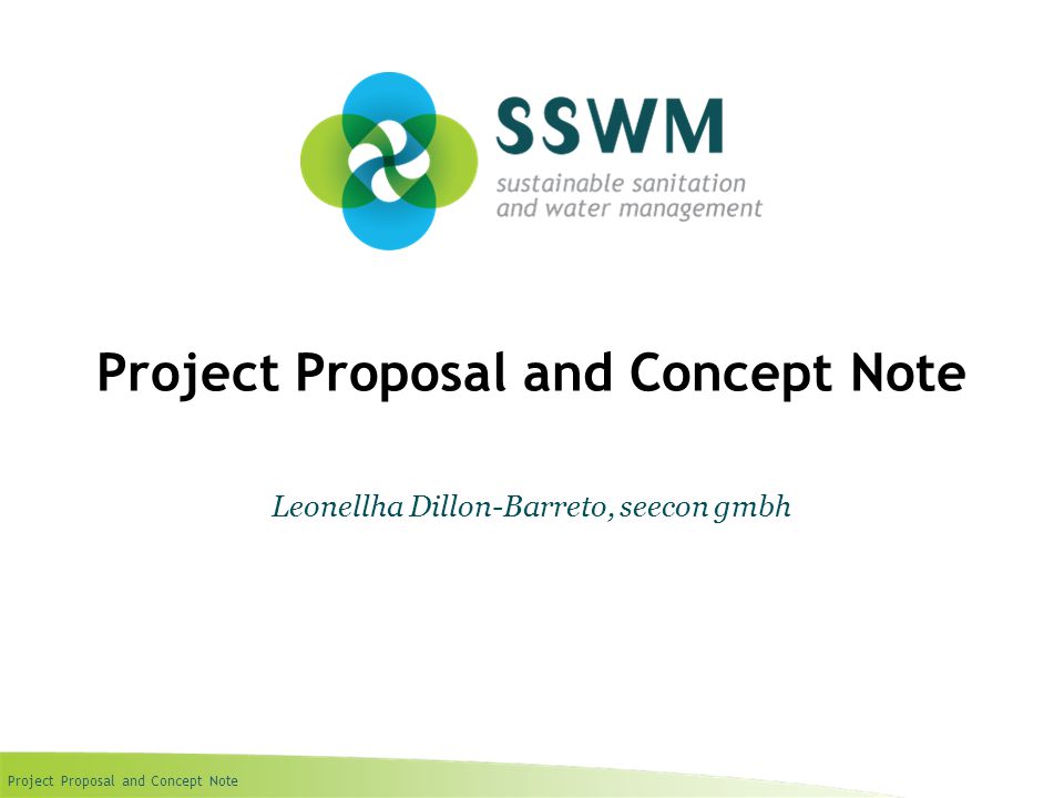 Project Proposal and Concept Note