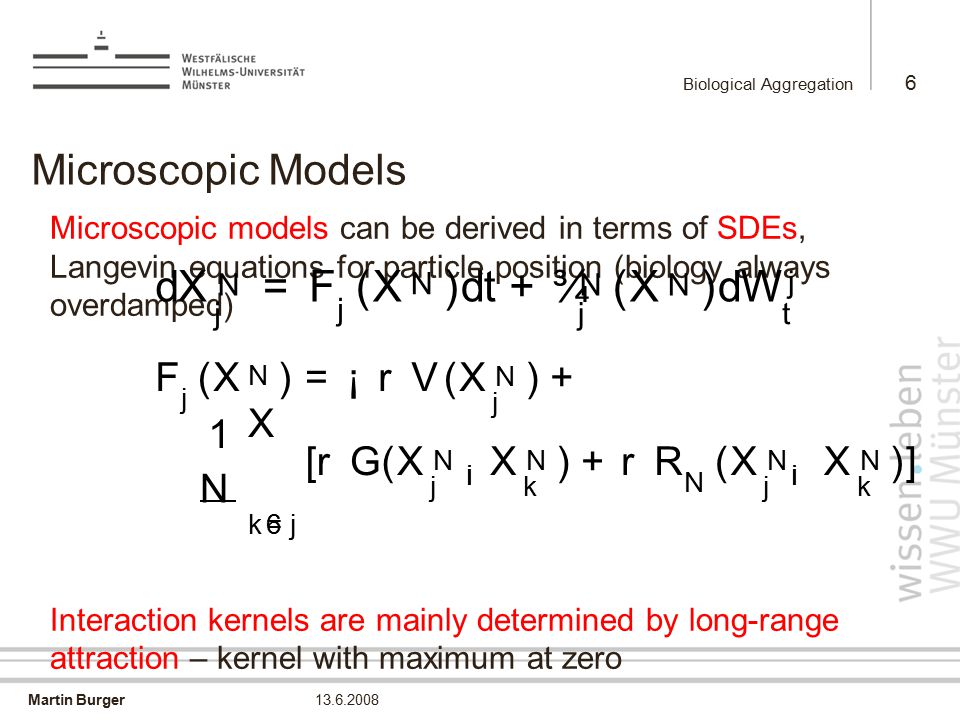 Free Boundaries In Biological Aggregation Models Ppt Download