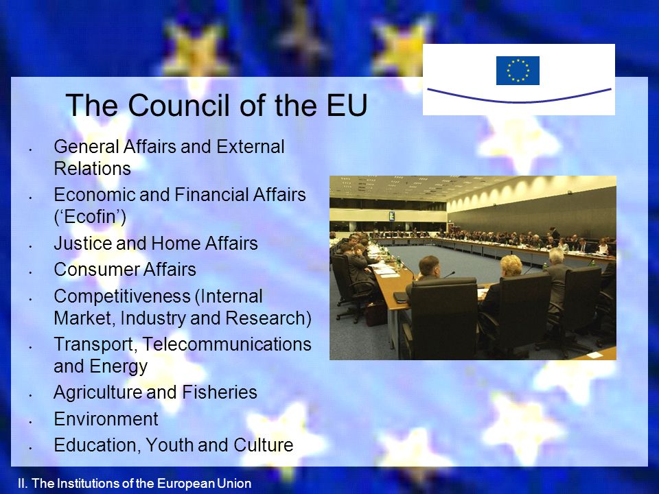 The Council of the EU General Affairs and External Relations