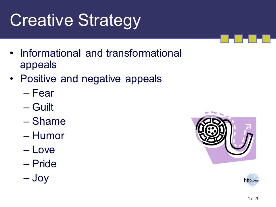 Creative Strategy Informational and transformational appeals