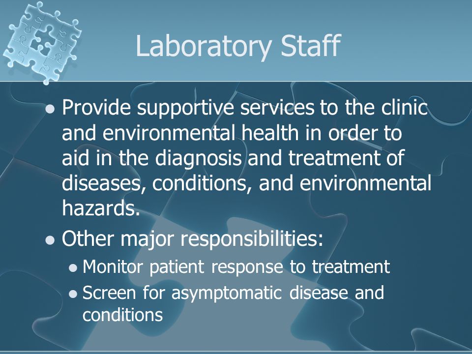 Laboratory Staff