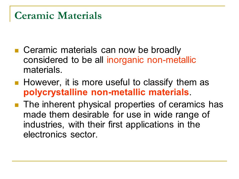Introduction To Electroceramics Ppt Video Online Download