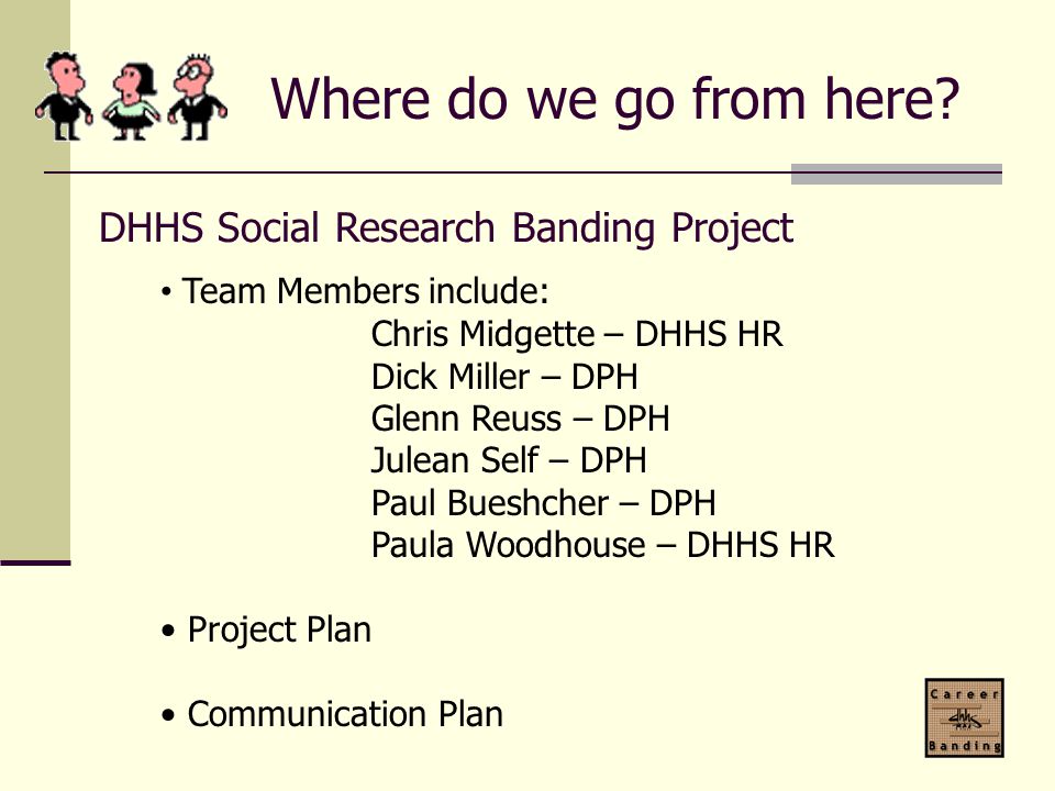 Where do we go from here DHHS Social Research Banding Project