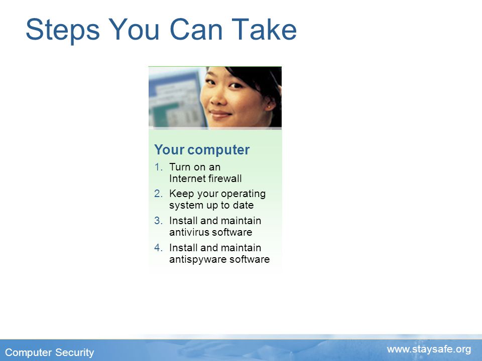 Steps You Can Take Your computer Turn on an Internet firewall