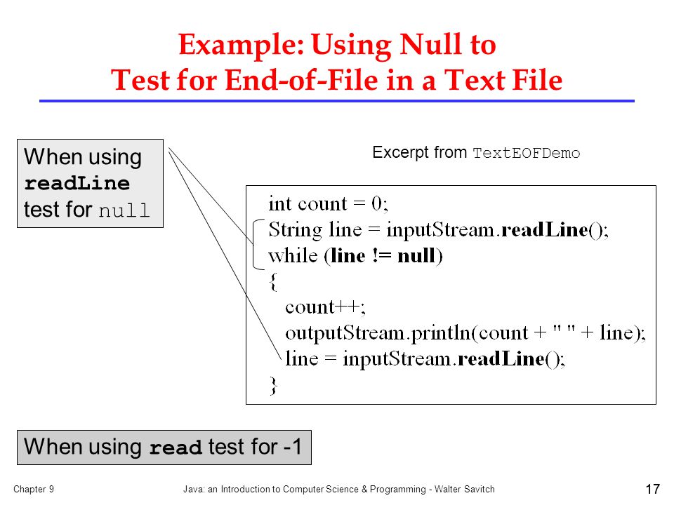 Chapter 9 Streams And File I/O Overview Of Streams And File I/O - Ppt  Download