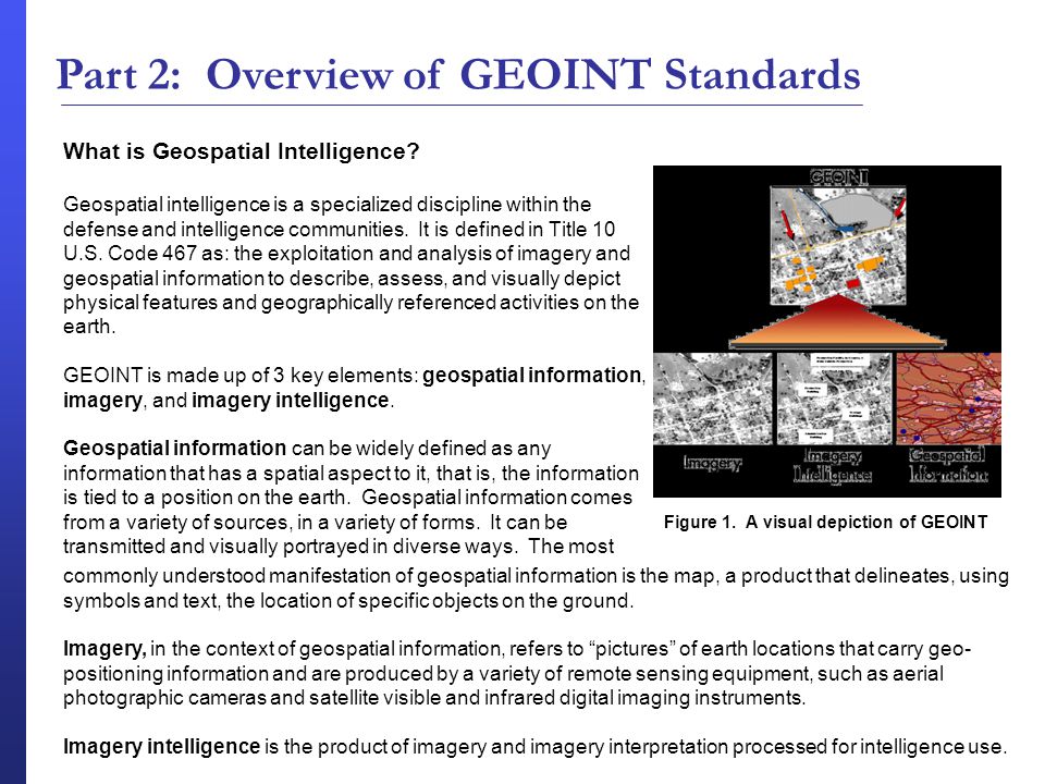 Part 2: Overview of GEOINT Standards