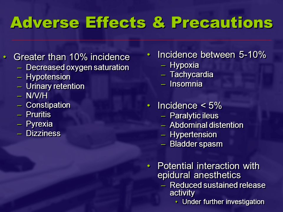 Adverse Effects & Precautions