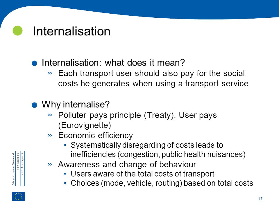 Internalisation Internalisation: what does it mean Why internalise