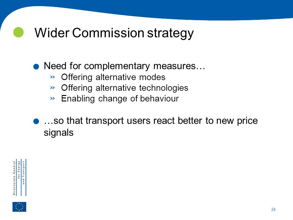 Wider Commission strategy