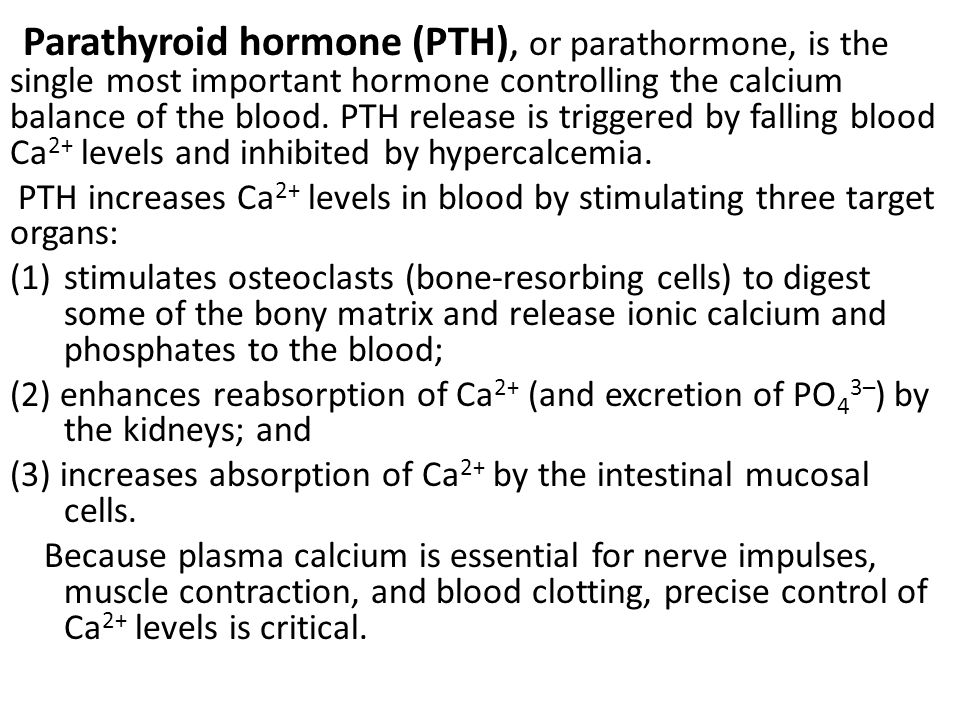 the three target organs for pth are