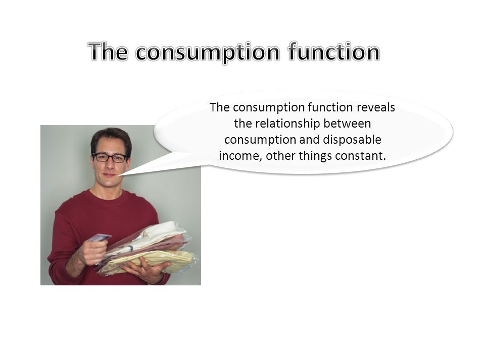 The consumption function