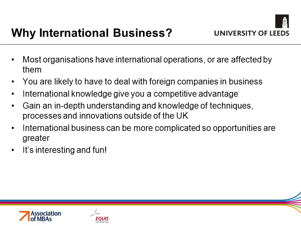 Why International Business