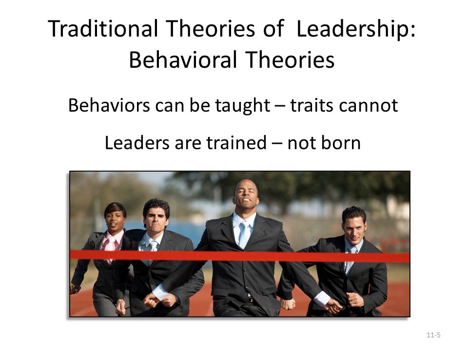 Traditional Theories of Leadership: Behavioral Theories