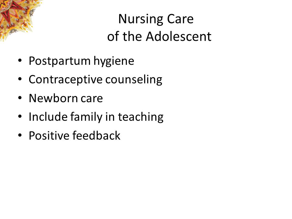 Nursing Care of the Adolescent