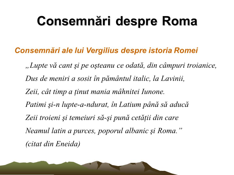 Roma Intre Legenda Si Realitatea Istorica Ppt Download