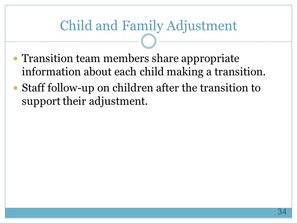 Child and Family Adjustment
