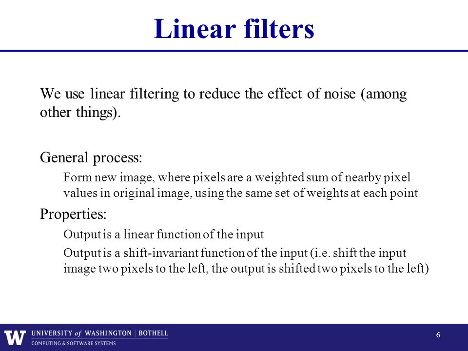 Lecture 4 Linear Filters and Convolution - ppt video online download