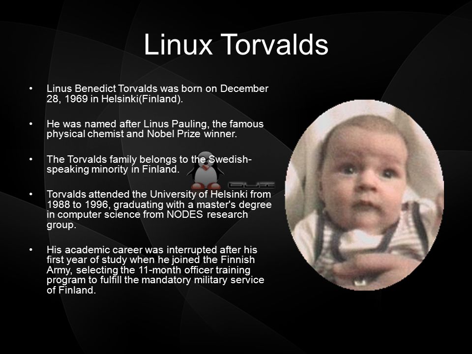 [Obrázek: Linux+Torvalds+Linus+Benedict+Torvalds+w...nd%29..jpg]
