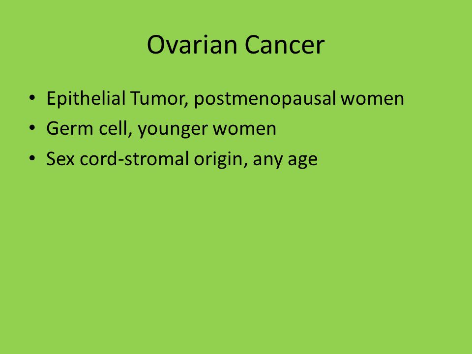 ovarian cancer definition)