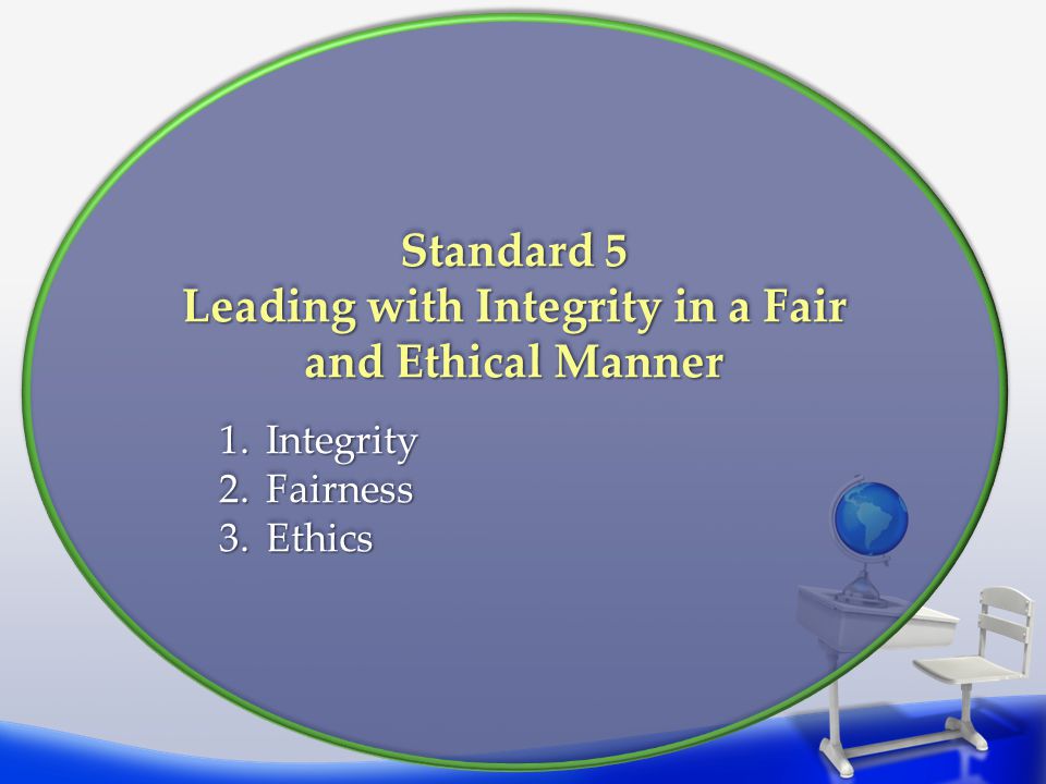 Leading with Integrity in a Fair and Ethical Manner