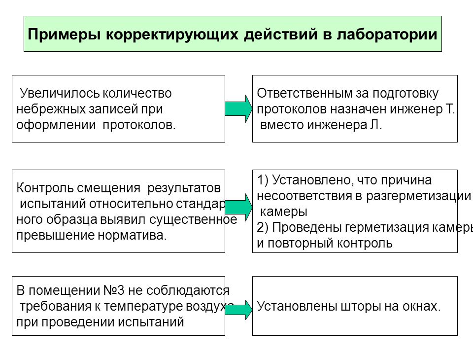 Журнал несоответствий и корректирующих действий образец