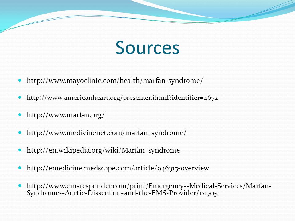 Marfan Syndrome (MFS). - ppt video online download