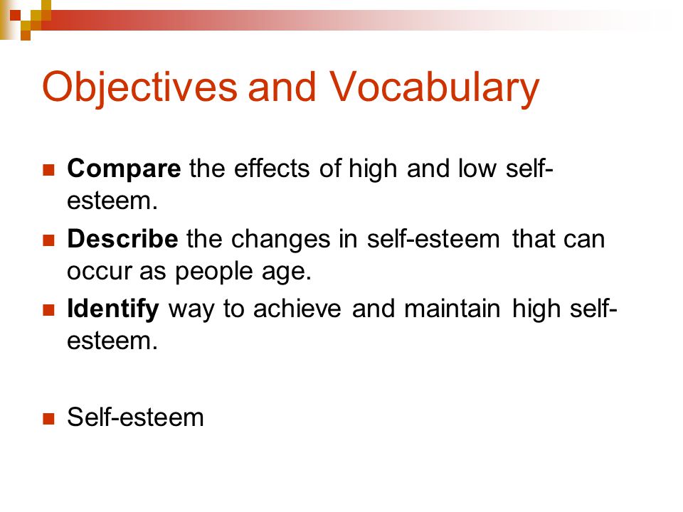 Objectives and Vocabulary
