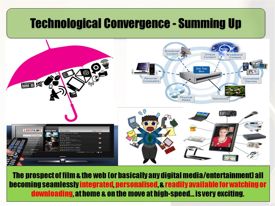 Technological Convergence - Summing Up