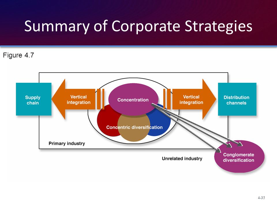 Summary of Corporate Strategies