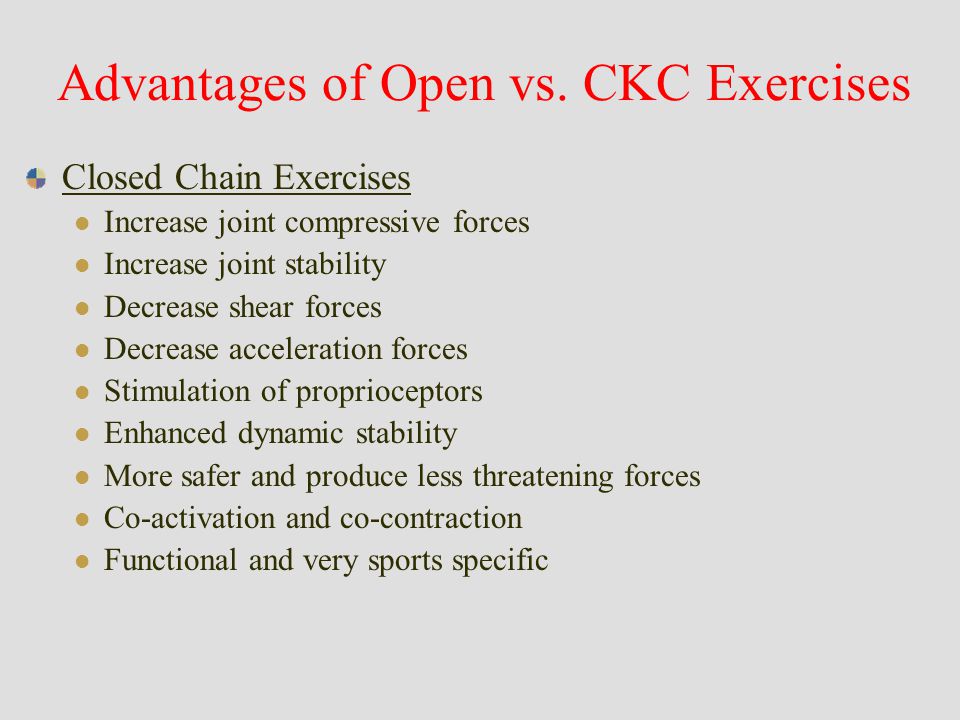 Kinetic Chain Exercises Open vs. Closed Kinetic Chain Mazyad Alotaibi - ppt  video online download