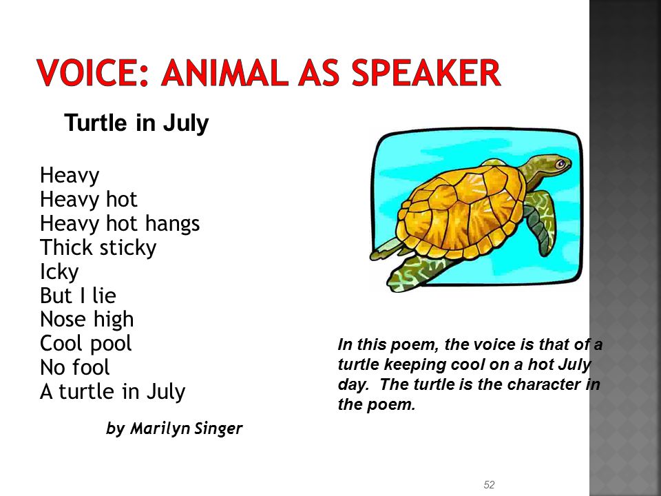 Voice: Animal as Speaker