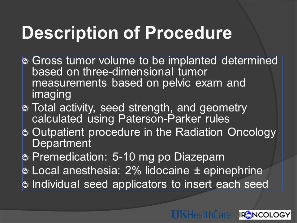 Description of Procedure