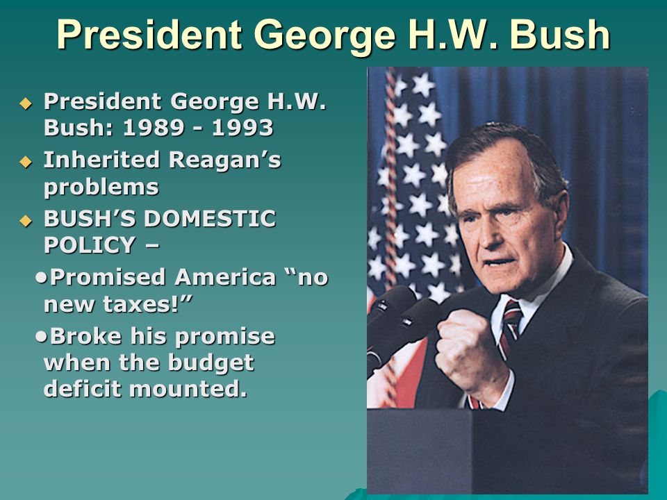 George H.W. Bush & William Jefferson Clinton - ppt video online download