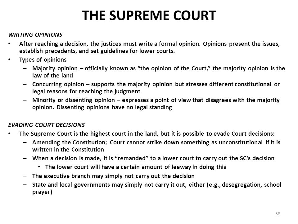 court opinions