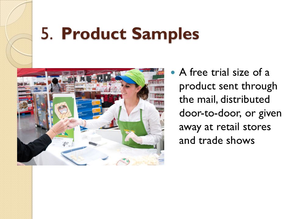 5. Product Samples