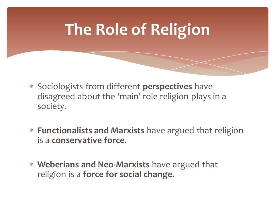 Sociological Views on the role of religion in society - ppt video ...