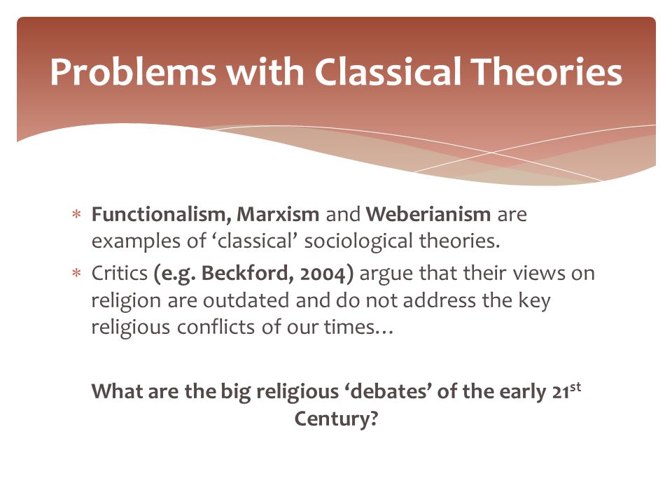 sociology theories of religion