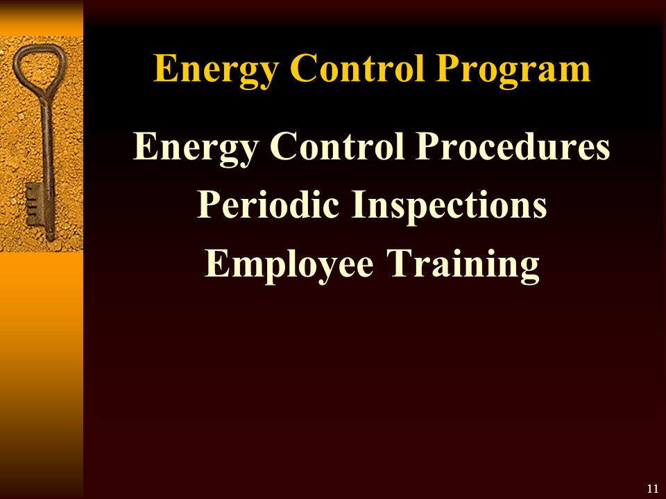 Energy Control Program