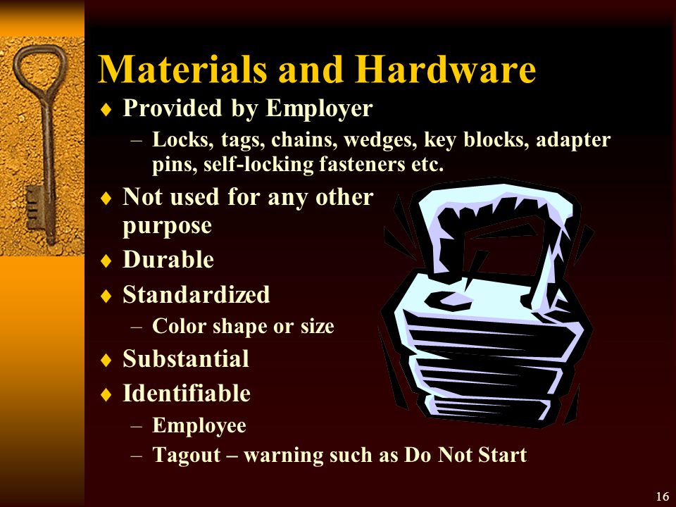 Materials and Hardware