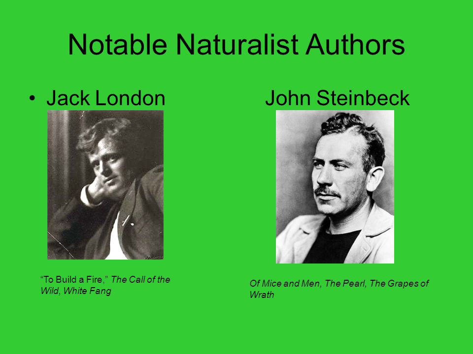 Notable Naturalist Authors