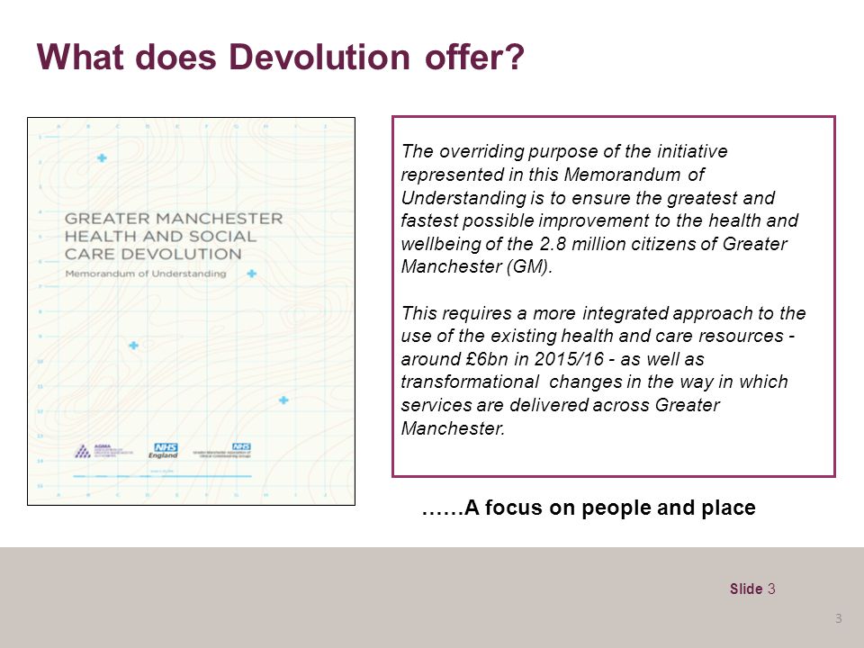 What does Devolution offer