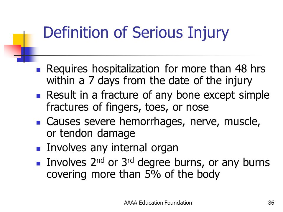 simple injury definition