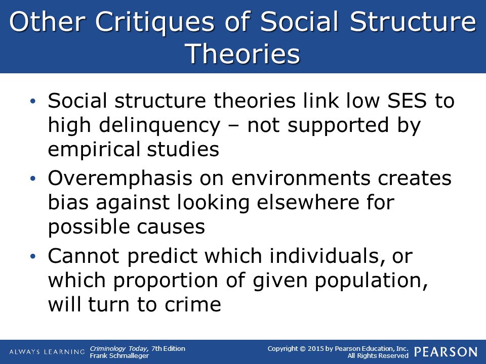 social structure theory criminology