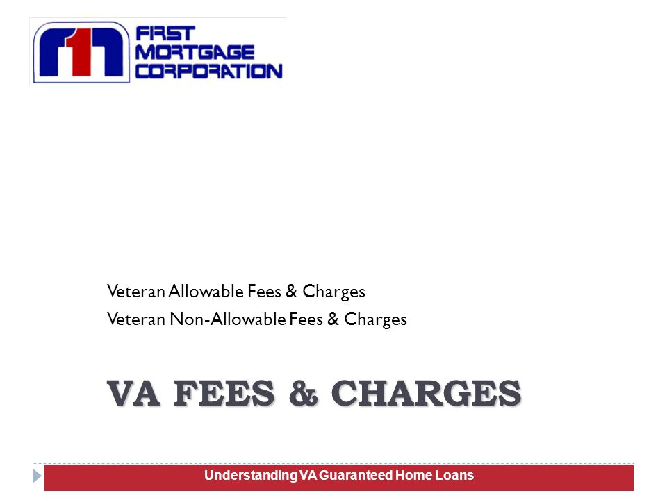 Va Allowable And Non Allowable Fees Chart