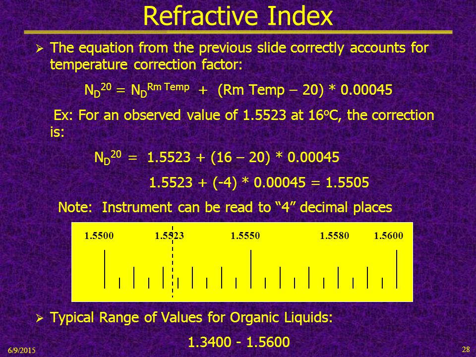Melting Point & Refractive Index - ppt video online download