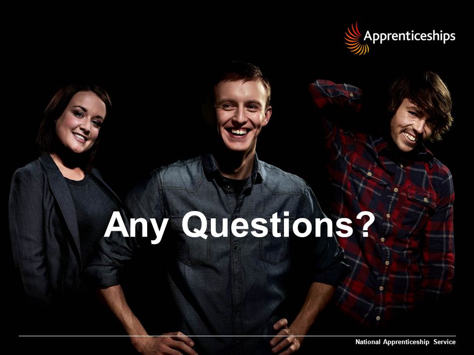 Any Questions National Apprenticeship Service