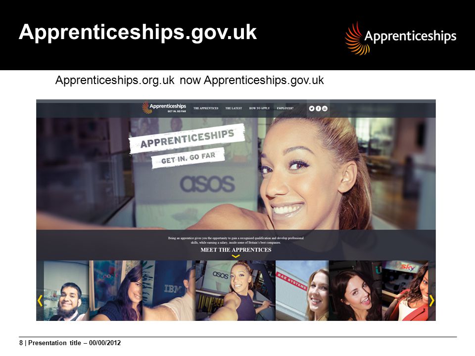 Apprenticeships.gov.uk Apprenticeships.org.uk now Apprenticeships.gov.uk