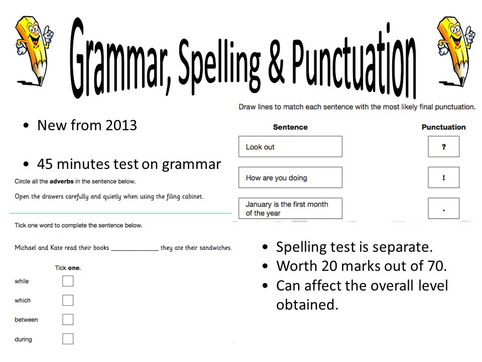 Grammar, Spelling & Punctuation
